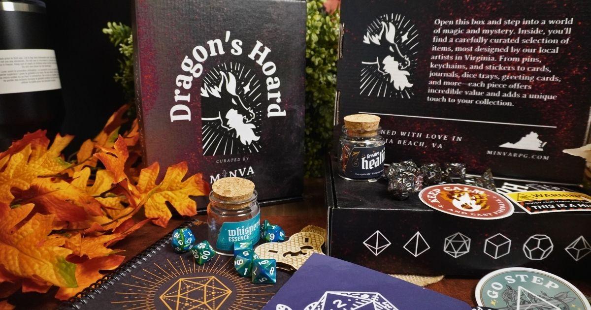 D&D subscription box comparison — Dragon's Hoard vs Dungeon Crate vs Dice Arcana