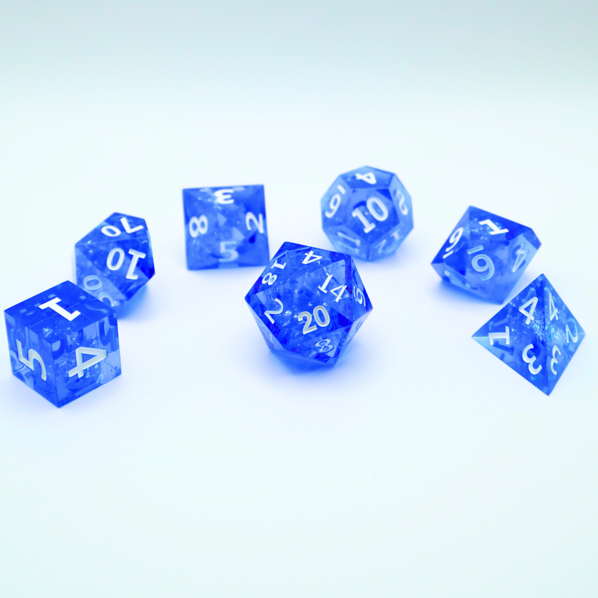 Complete Dice Arcana polyhedral set — d4, d6, d8, d10, d12, d20