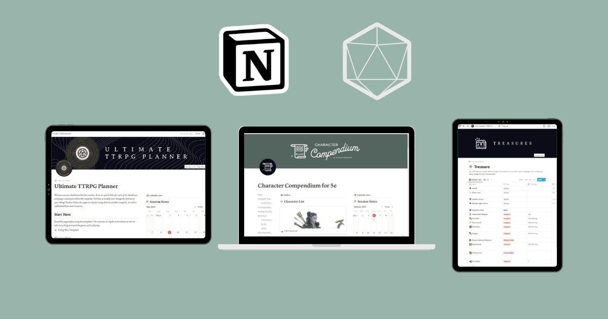 How to use Notion as a DnD campaign manager — Lorekeeper template dashboard