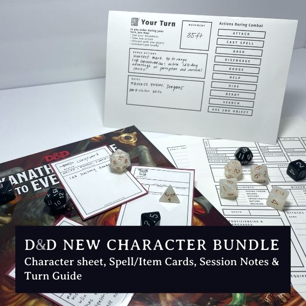 D&D New Character Bundle