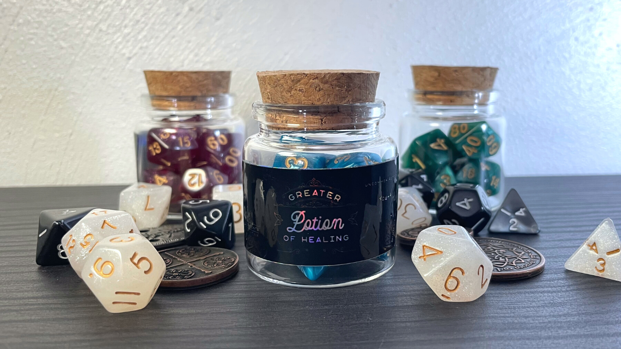 Mystery Potion Dice Bottle Set 7